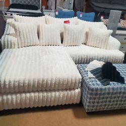 Comfy Sectional With oversized Chaise