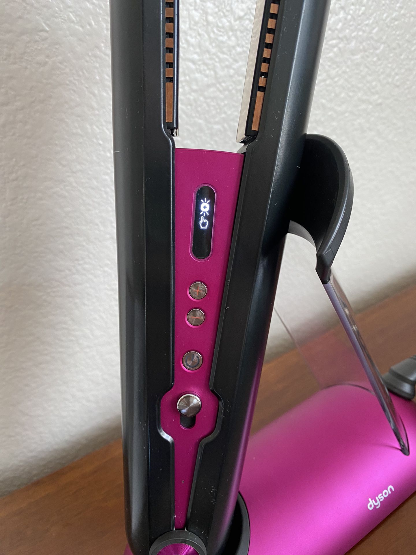 Dyson corrale Hair straightner with box pink gray