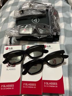 3D and 2D glasses brand new