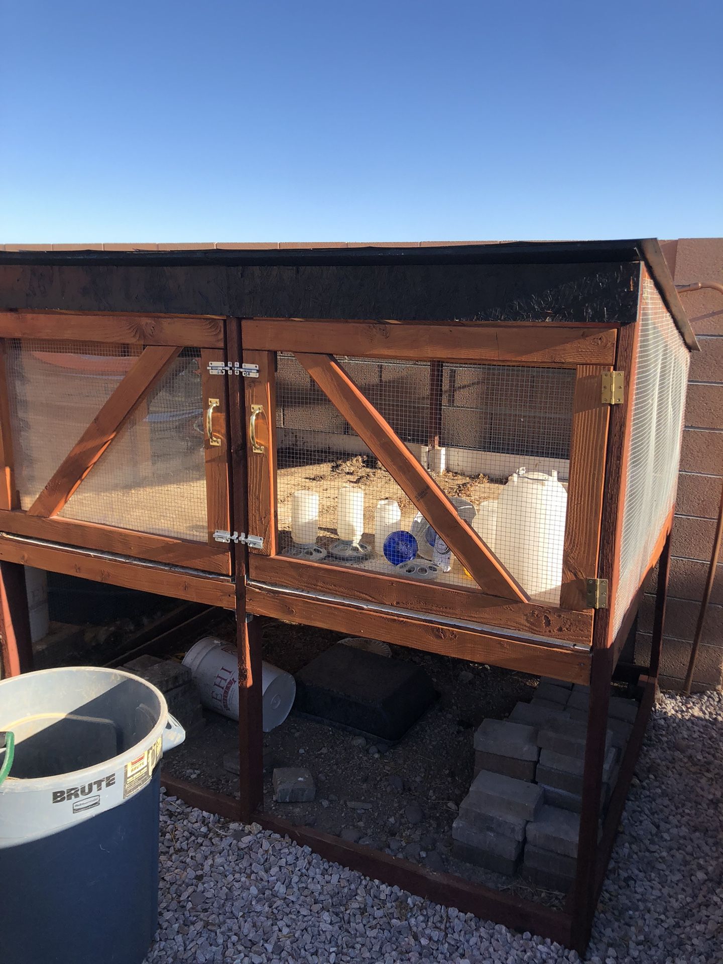 Chicken Coop/Rabbit Hutch And Supplies