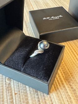 Tahitian Pearl Silver Ring