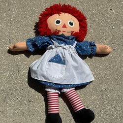 Vintage 1994 Playskool 22" Raggedy Ann Cloth Doll