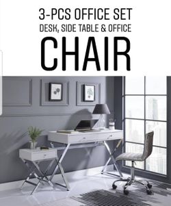 AVAILABLE 3PCS OFFICE DESK $53 DOWN PAYMENT