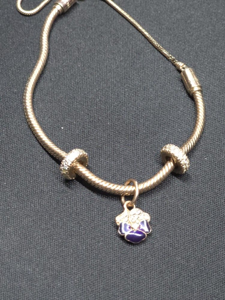 Bracelet (Rose Gold w/ Charms)