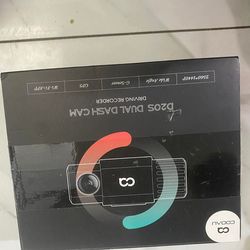 COOAU D20S Dual Dash Cam Driving Recorder - New Open Box