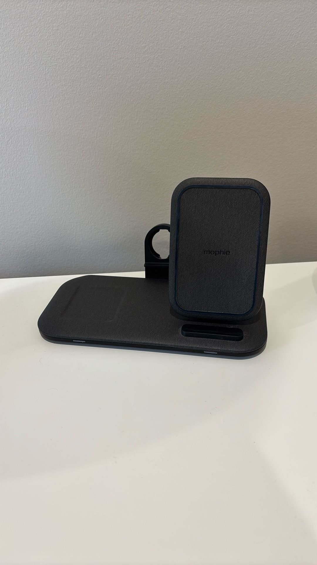 mophie - Wireless Charging Stand+ 3-In-1 - Black