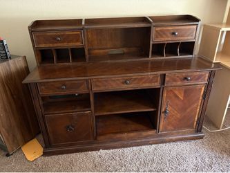 Wooden desk