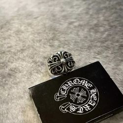 Chrome Hearts Sterling Silver KEEPER Ring Size 9.5