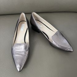 COLE HAAN Dellora Skimmer Flat Metallic 