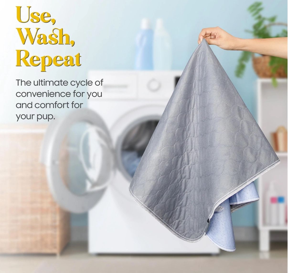 LittleLiner 65"X48" Large Washable Pee Pads