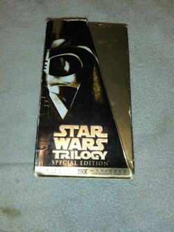 Star Wars Trilogy Special Edition Gold Box 1997 VHS vintage Lucasfilm Ltd.,
Incomplete