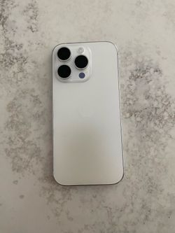 White iPhone 16 pro 256gb