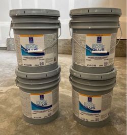 20 gallons FLAT Interior Paint. Alabaster color