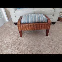 Rattan Stool/Ottoman 