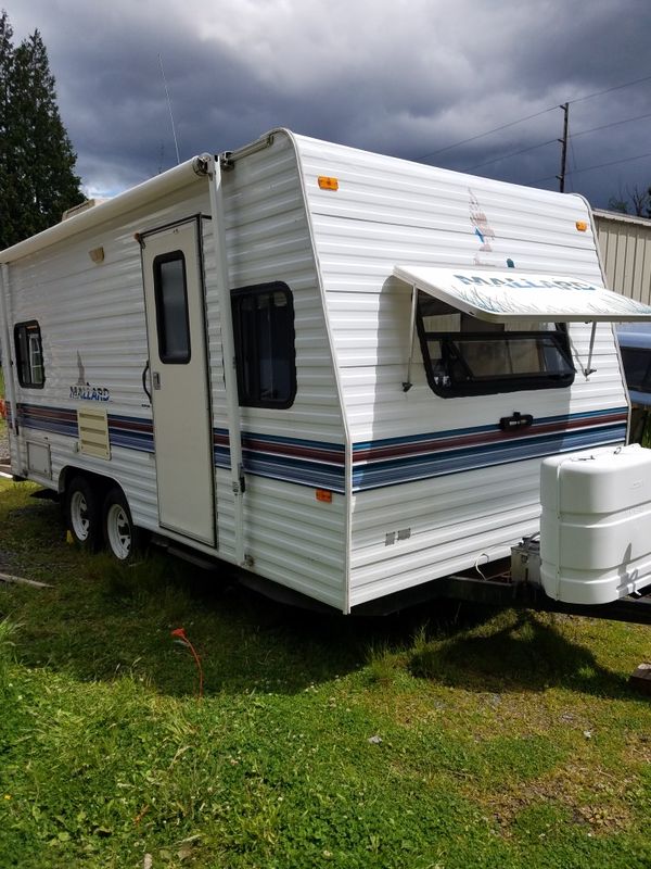 1997 mallard travel trailer 18ft with rear bed fully selfcontained