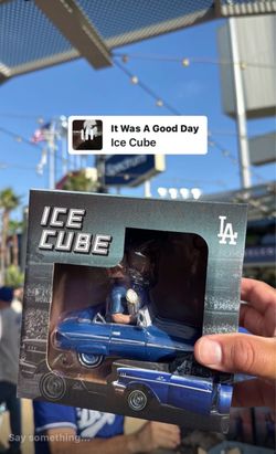 Ice Cube LA Dodgers Bobblehead Figurine