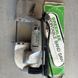 Green Lee Portaband Saw