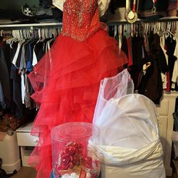 Quinceañera dress (EVERYTHING INCLUDED)