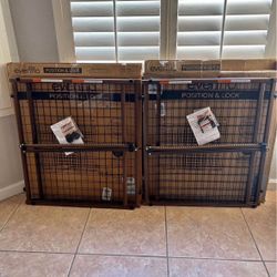 Tall & Wide Pet Gate / Baby Gate - Fits Openings 31” - 50”