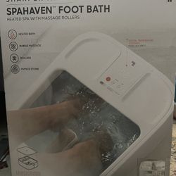 Spa Haven Foot Bath, Heated with Rollers