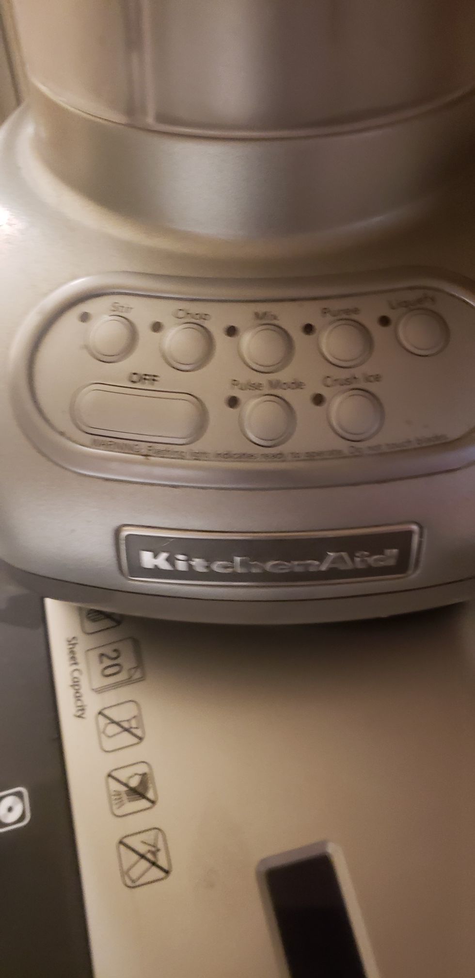 Kitchen aid blender