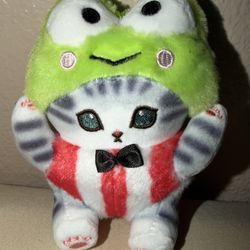 Mofusand x Sanrio Characters Mini Mascot (Kerokerokeroppi) Plush NEW JAPAN