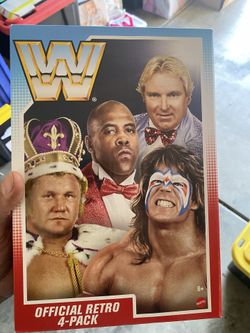 2025 WWE RETRO 4-PACK FIGURES