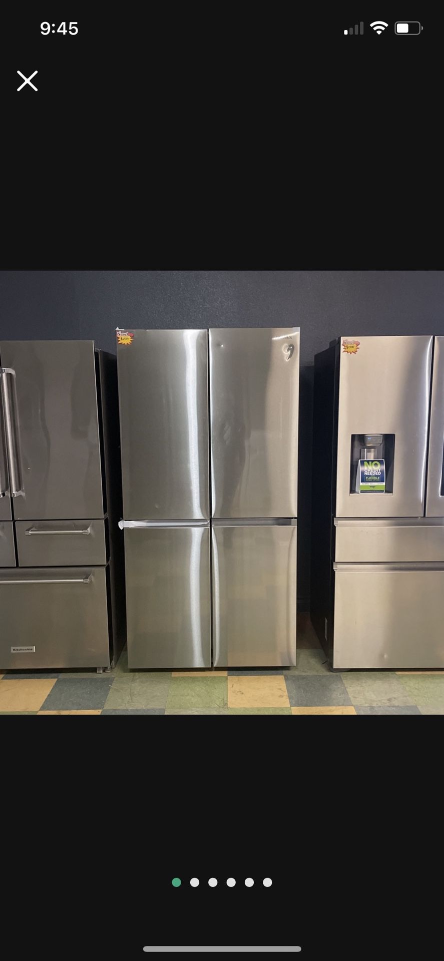New Samsung Four Door Flex Refrigerator With Beverage Center‼️‼️