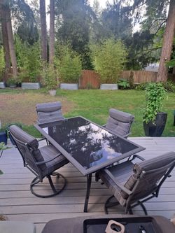 5-piece outdoor dining patio set
