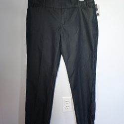 Mossimo Modern Fit Women's Ankle Pants Stretch Navy Blue Size 4 NEW