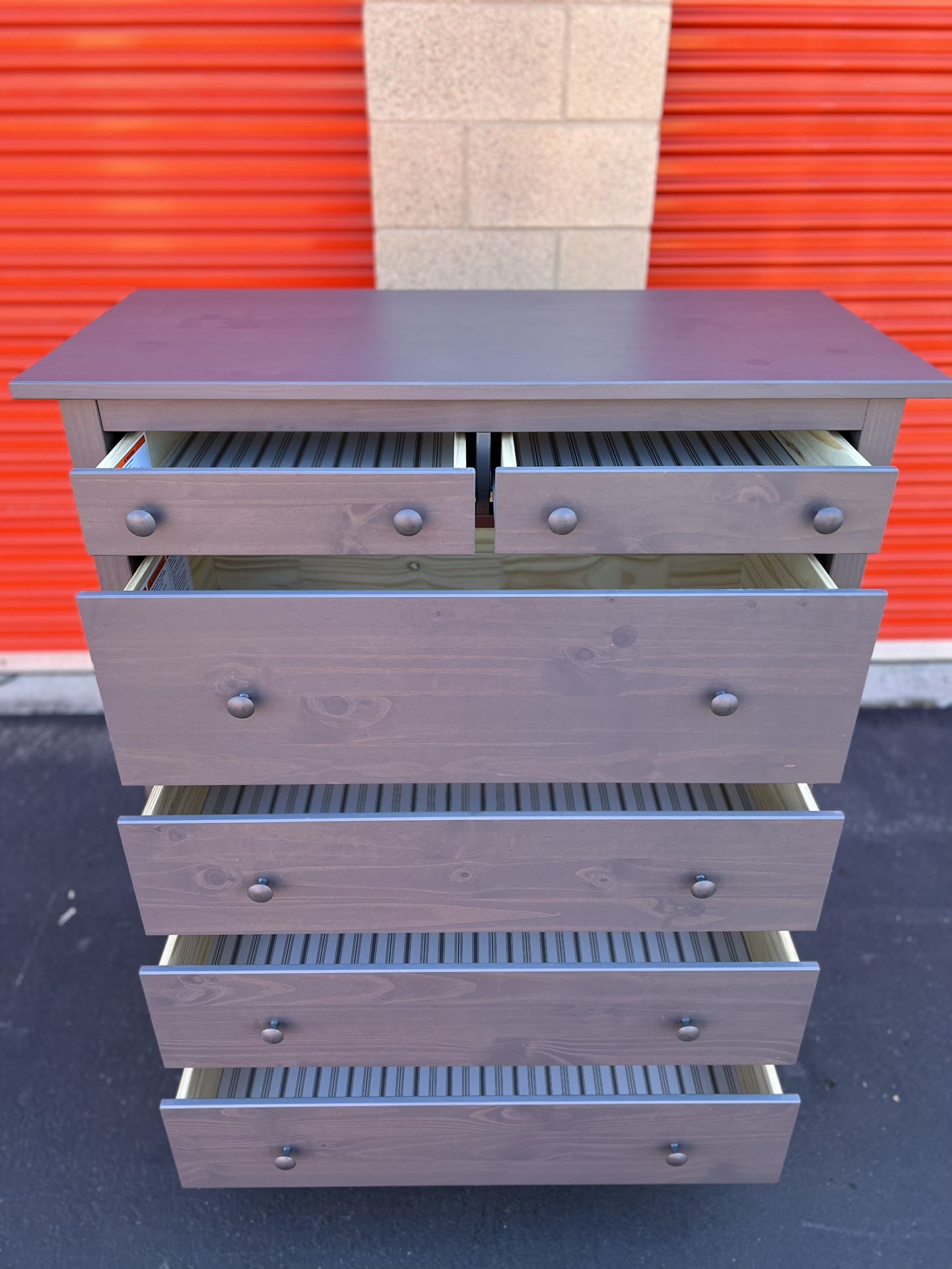 grey hemnes dresser An IKEA Gets a Luxe New Look for Just $130 all in a robust Ikea Hemnes Gray 5-Drawer Dresser