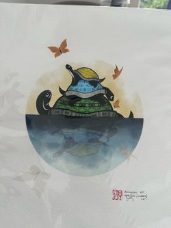 Signed Indigenous Art Print – Reflection 2019
