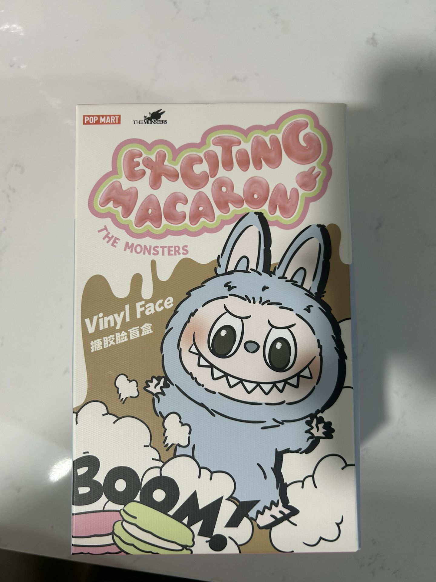 Pop Mart Labubu The Monsters Exciting Macaron Vinyl Plush Pendant Single Blind Box