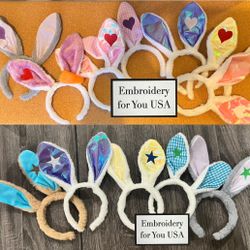 Embroidered Easter Ears