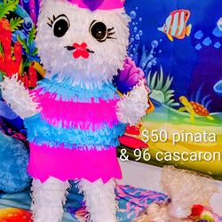 Pinata With Stick &96 Cascarones Together 