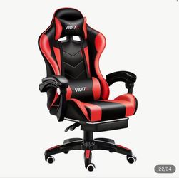 🎮 Brand New VIDITA Gaming Chair w/ Reclining Back & Footrest