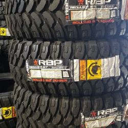 4 New Rolling Big Power MT Offroad 35X12.50R17 Offroad