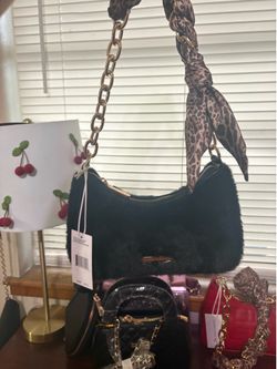 Jessica Simpson Fur shoulder bag