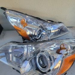10-14 Subaru Outback 10-14 Subaru Legacy Projector Headlights Luces Calaveras Micas Faros Focos Faroles Headlamps 