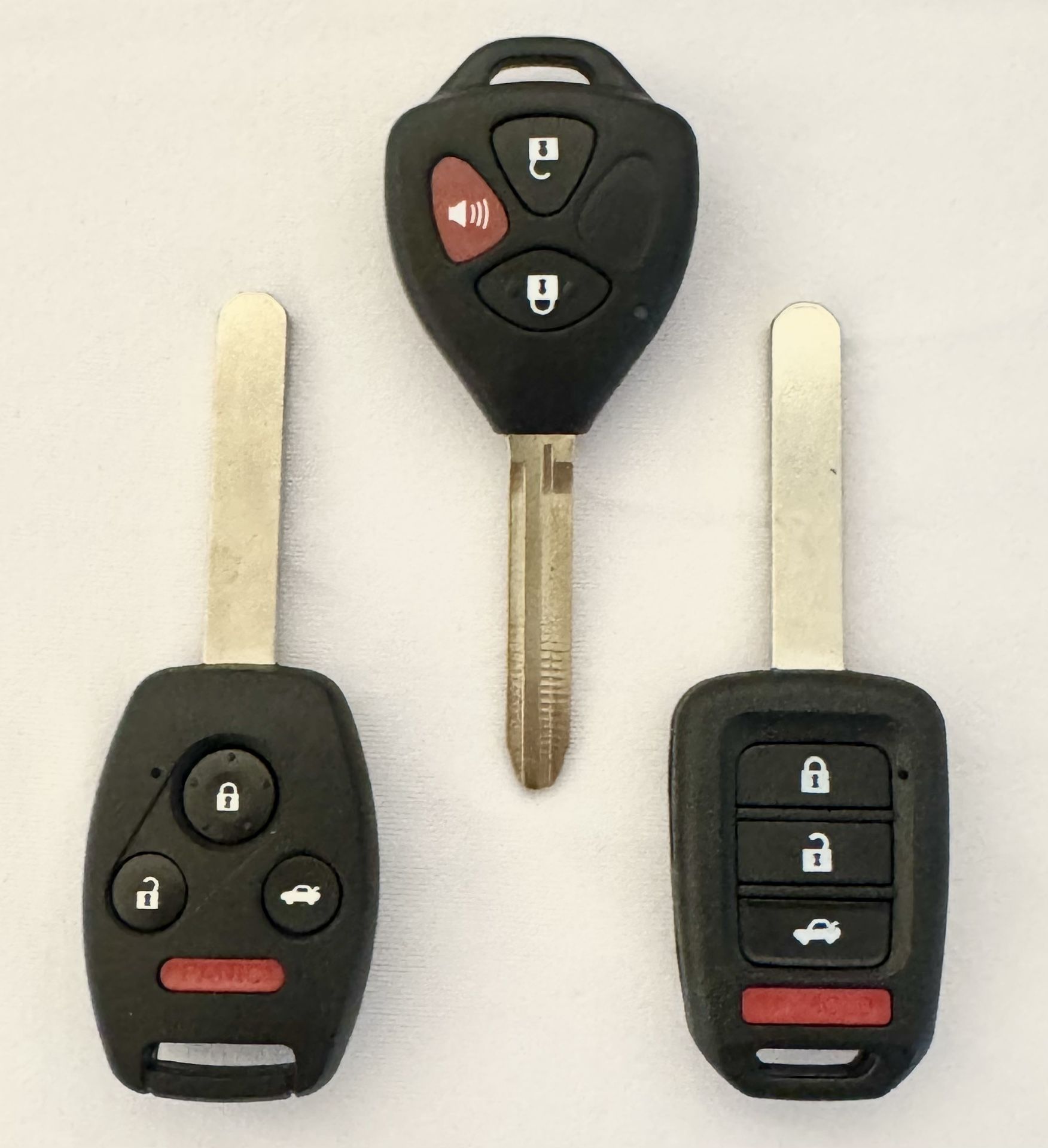 Car keys & support, flip key, smart key, key fobs,