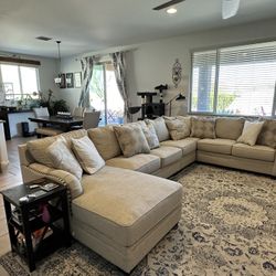 GORGEOUS 4 piece LAF sectional with chaise Luxora from Ashley