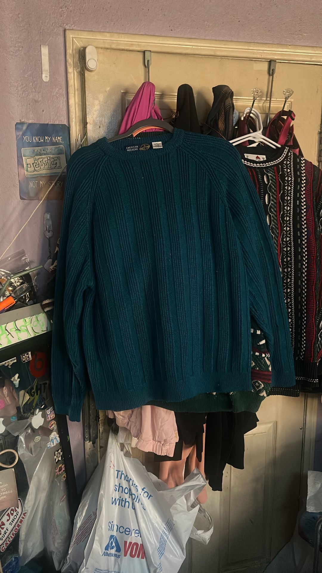 American weekend Men’s Coogi Pull Over Sweater