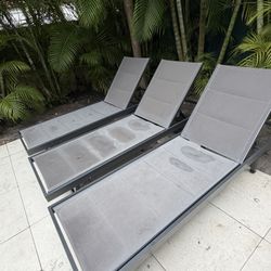 Metal & Fabric Loungers