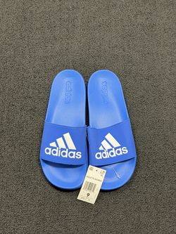 New Adidas Blue Slides Size Men’s 9
