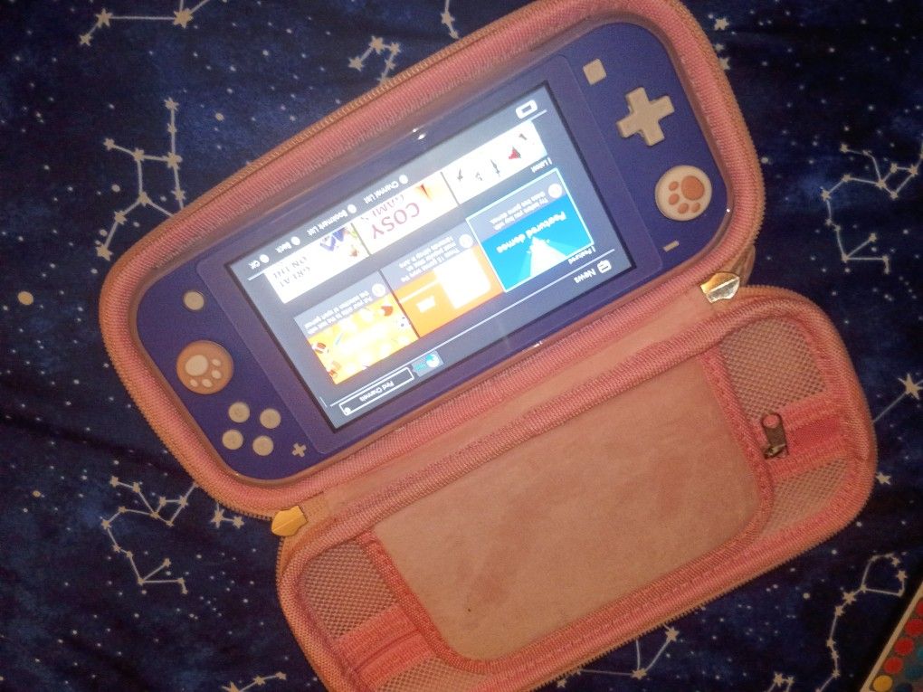 Switch Light With Case And Screen Protector OBO.