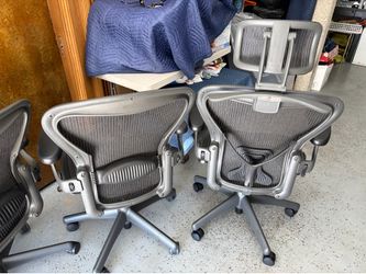 New condition Herman Miller aeron chairs