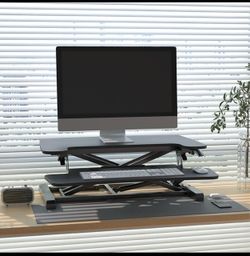 FlexiSpot AlcoveRiser M7-28" (Model M7B-28) compact standing desk $60