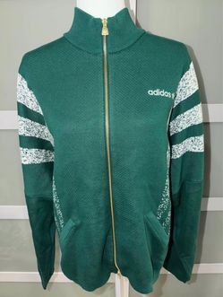 adidas Originals Santiago Loose Fully Fashion Knit Jacket Green KE4603 - Men’s Large ($150 Retail)