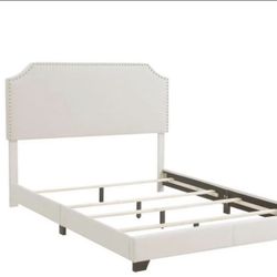 Brand new king size bed frame with a brand new 12” pillow top mattress and box spring included $500 