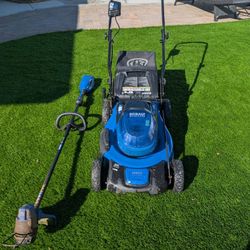 Electric Lawn Mower And Weed Eater